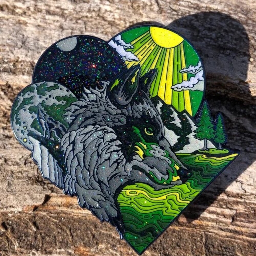 New Age Original Artwork - Pins - Envious Canis